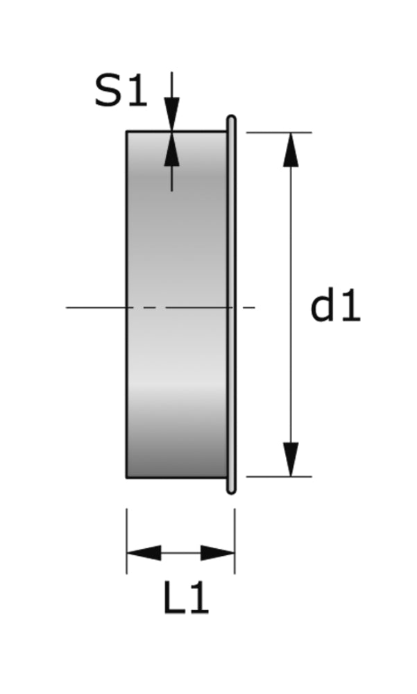 Metu-Form Stutzen (Parallelflansch-System) NW 355