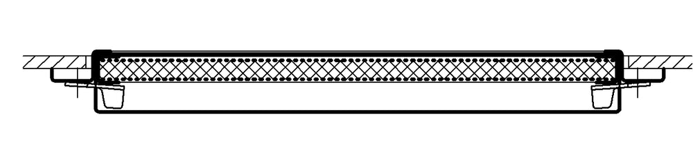 Schako Fettfanggitter Typ FW, 815x305mm
