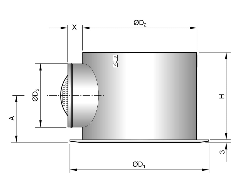 Trox Dralldurchlass AIRNAMIC-R-Z/400L
