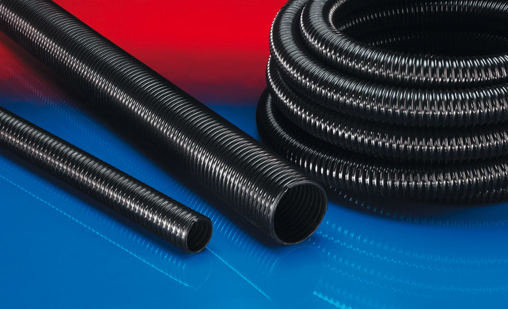 Norres Hochtemperaturschlauch, superschwer +125°C, DN 63mm, L= 10m, AIRDUC® PUR 356 HT