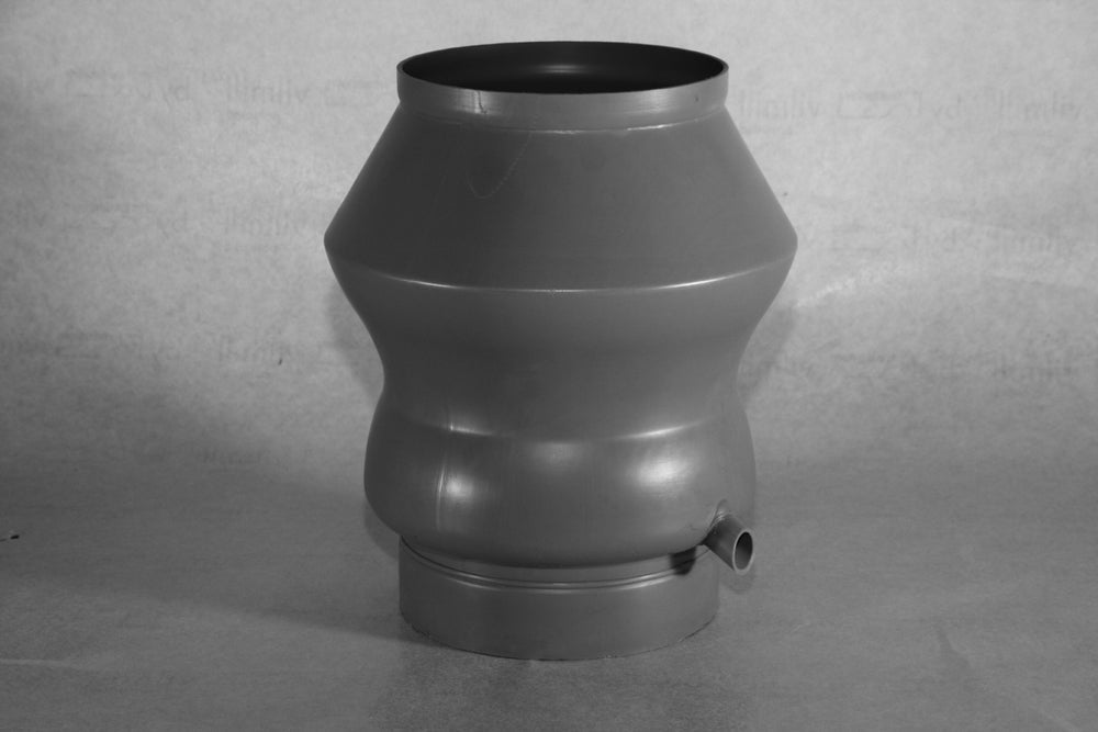 PPs Deflektorhaube mit Muffe PPS-HN NW 180