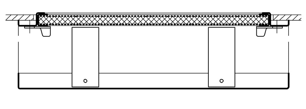 Schako Fettfanggitter Typ FD, 1015x205mm
