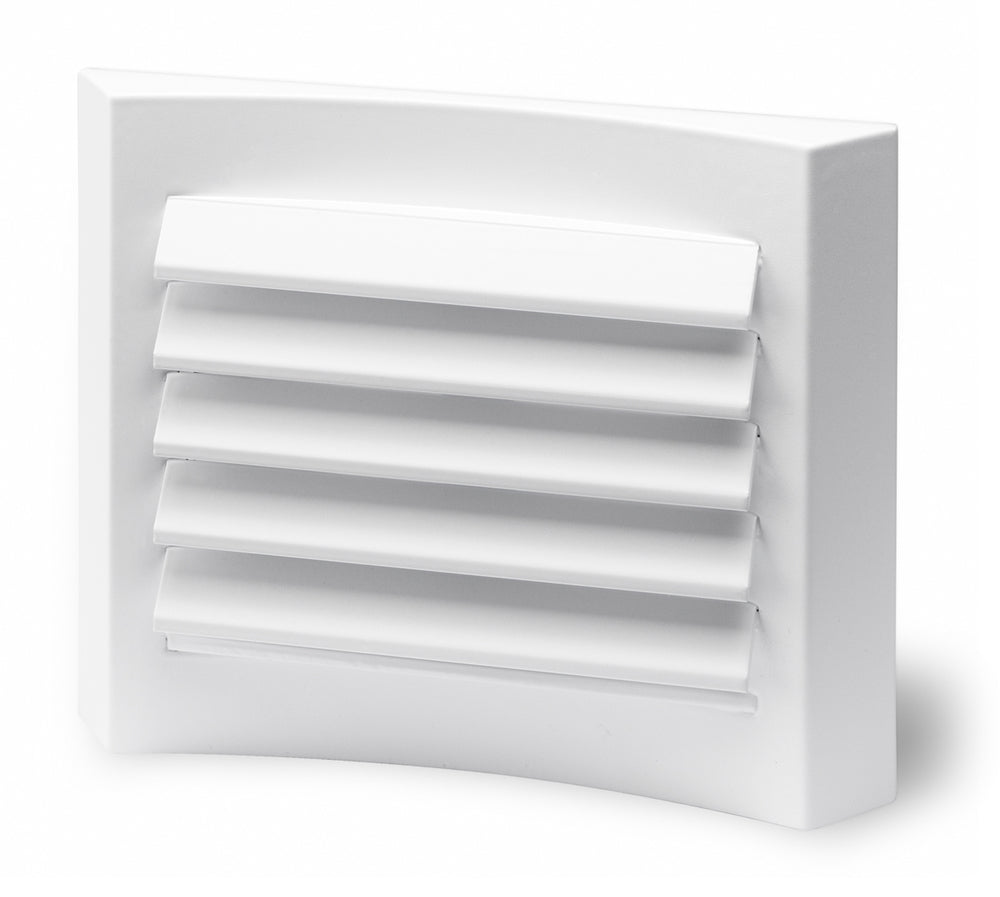 Helios LGM 160, Lüftungsgitter aus Aluminium, weiß lackiert, für Lüftungs- öffnungen DN 160 mm