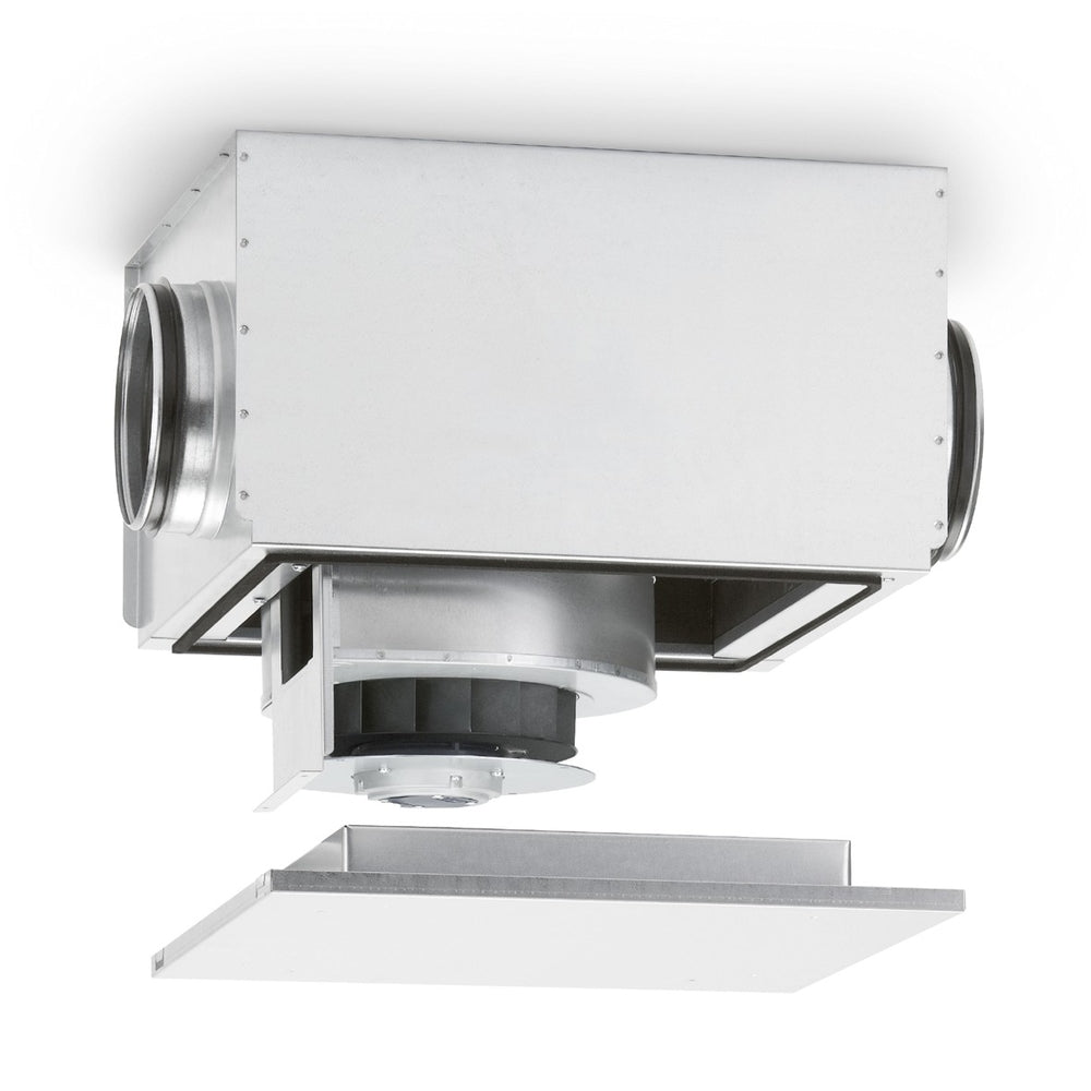 Helios SILENTBOX SB EC 125 A mit EC-Motor, 220-240V, stufenlos steuerbar, schallgedämmtes Gehäuse