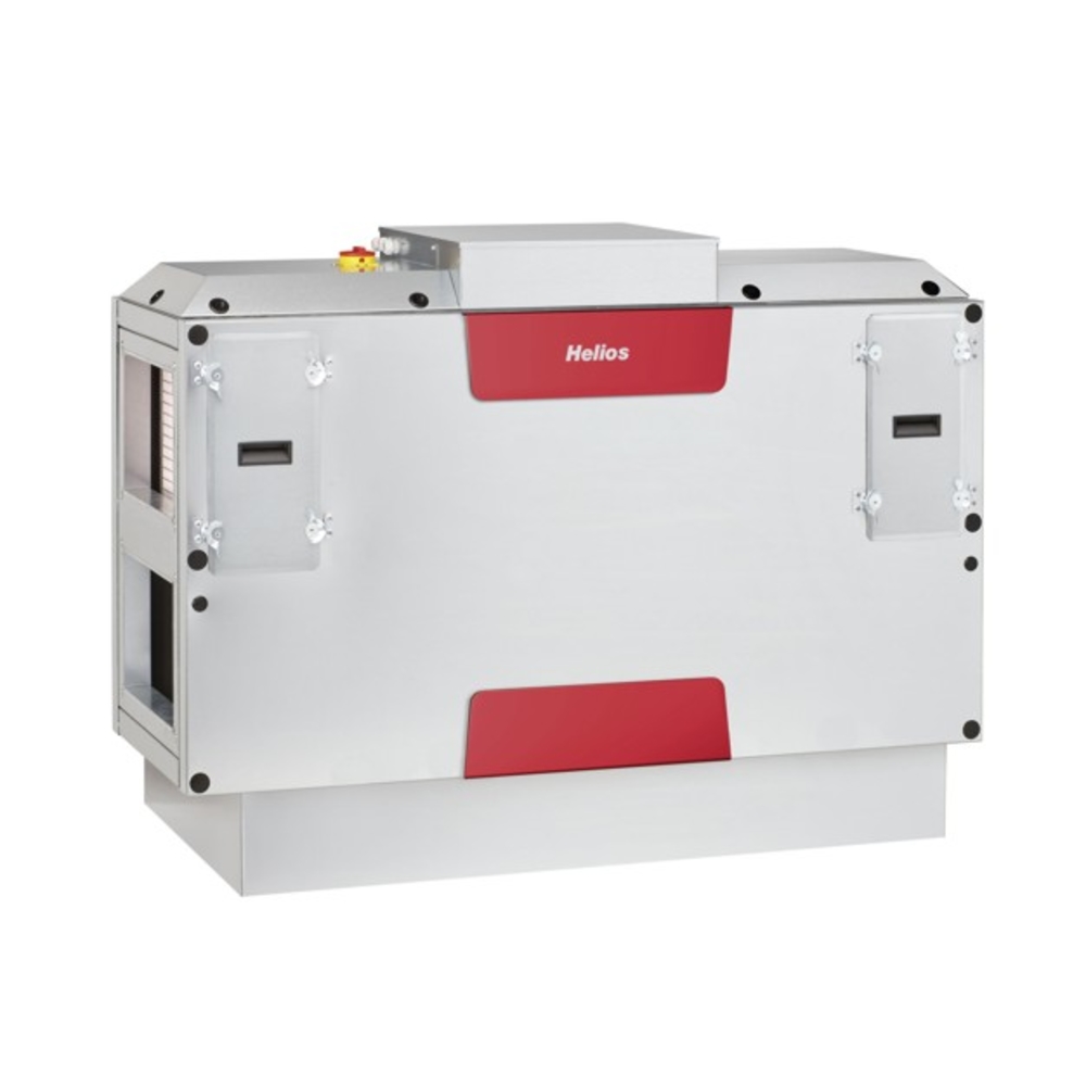 Helios KWL EC 2600 S Pro WW, KWL-Standgerät mit WRG EC-Ventilatoren, el. VH, WW-NH Auto-Bypass, Grafikdisplay