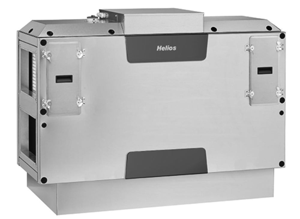 Helios KWL EC 800 S Pro, KWL-Standgerät mit WRG EC-Ventilatoren, el. VH, Auto-Bypass, Grafikdisplay