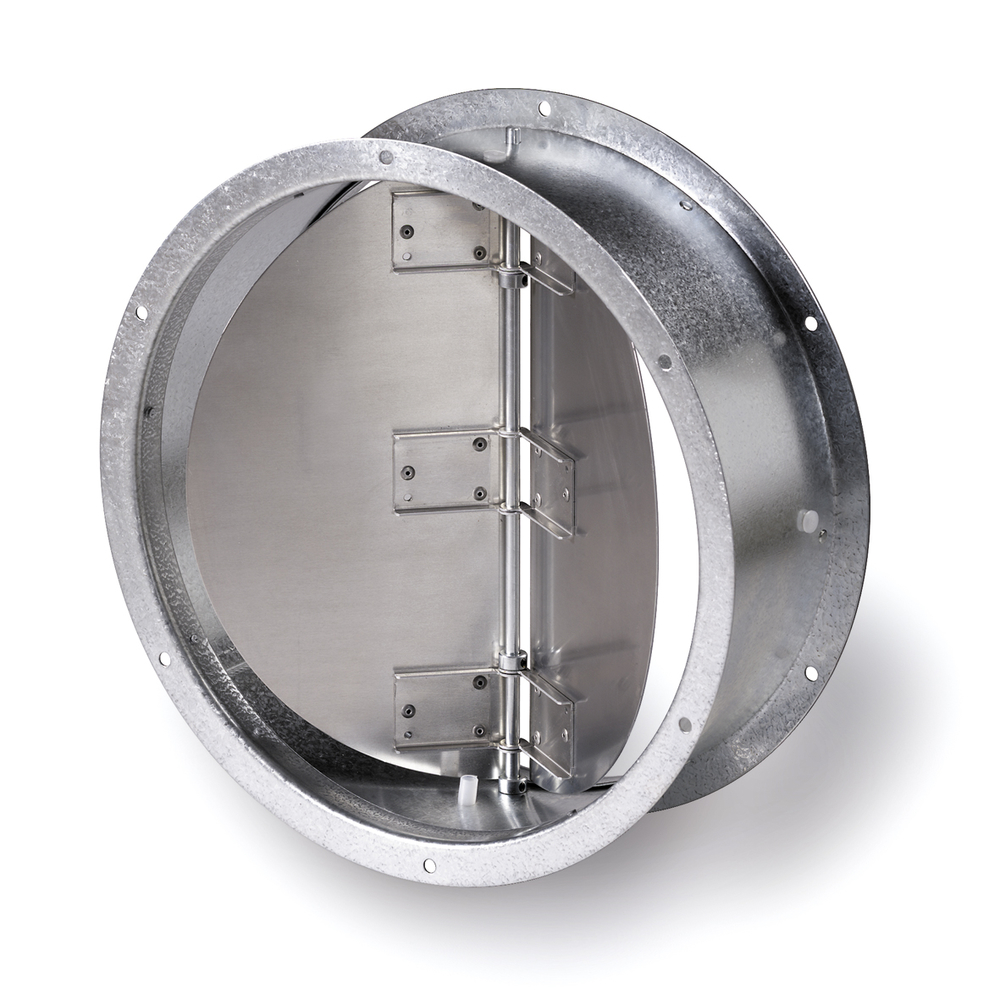 Helios RVS 280, Rohr-Verschlussklappe selbsttätig, mit Feder