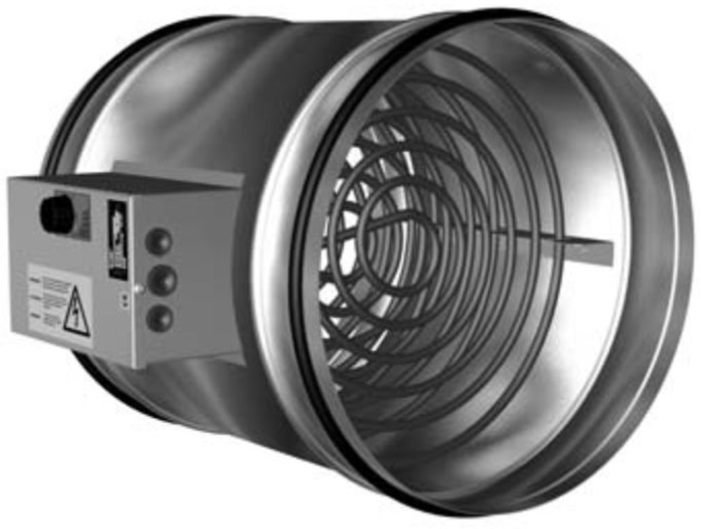 Limodor Elektro-Heizregister EHR-125-800 (max. Heizleistung: 0,8 kW)