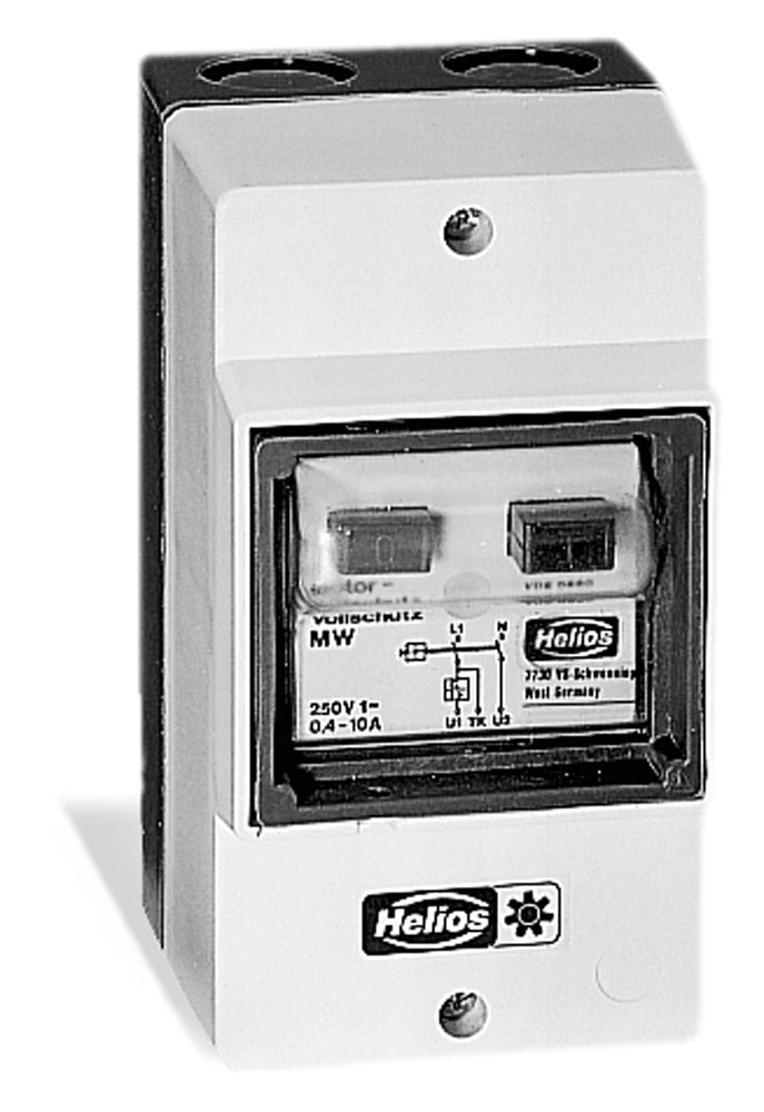 Helios MW, Motorvollschutz-Schalter für 1-PH Motor 230 V, 0.4-10 A