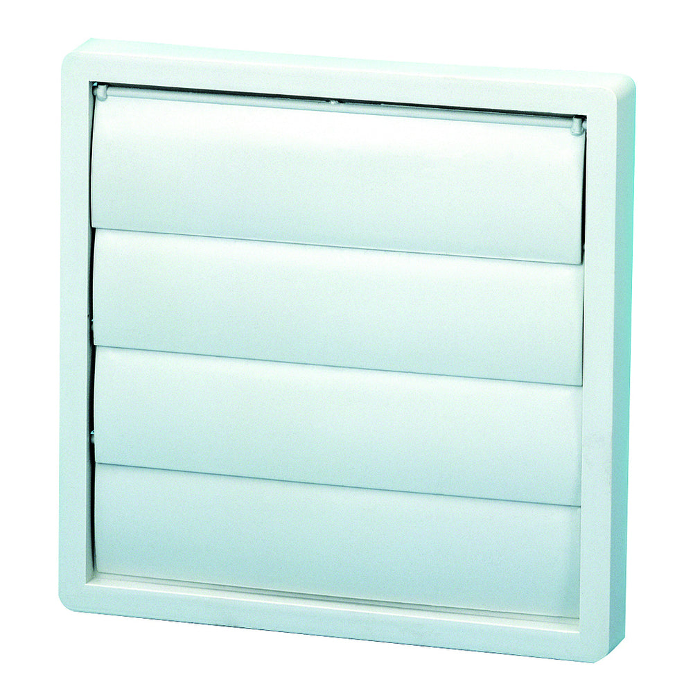 S&P Verschlussklappe PER-100, selbsttätig, weiß